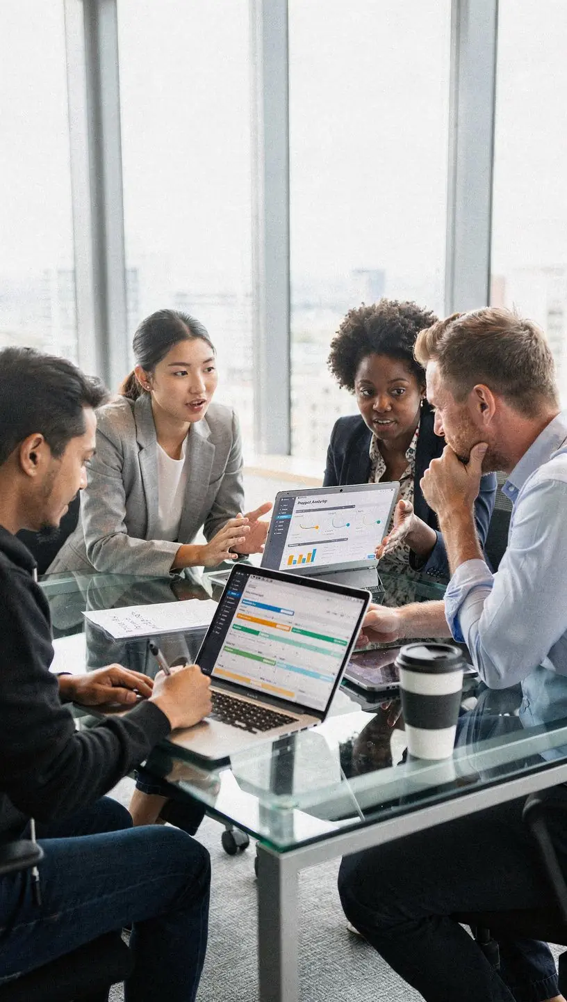 Modern office environment